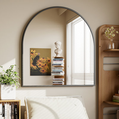 Miroir mural plat en aluminium - Basics by Wayfair ™