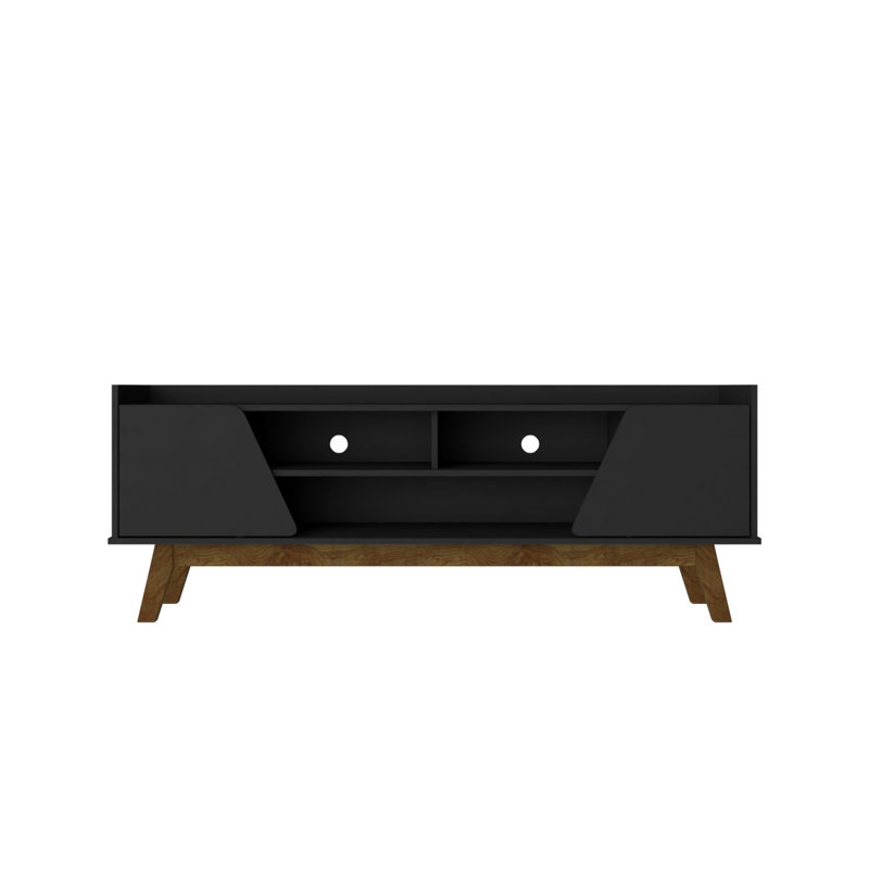 Marcus 63" TV Stand In Black, Black