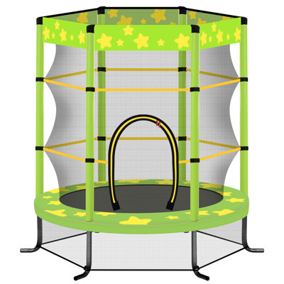 Trampoline pour enfants de 55 pouces avec filet de sécurité