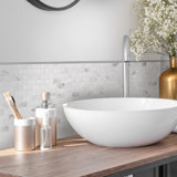 Peel and Stick Gel Backsplash Tile Edge 18" x 0.27" (Set of 4)