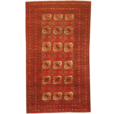 Tapis rouge / ivoire Hartstein