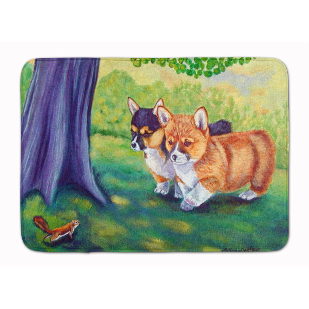 Memory Foam Non-Slip Bath Rug Red Barrel Studio®