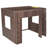 Queen Size Wooden Loft Bed with Storage Cabinets and Shelves,Brown-734271295