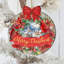 Ornement en bois «Merry Christmas»
