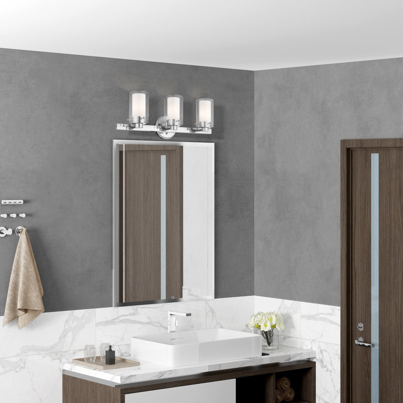 Armantas 3 - Light Dimmable Vanity Light, Polished Chrome