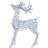 4 Ft Pre-Lit LED Light Up Iridescent Deer Lighted Display