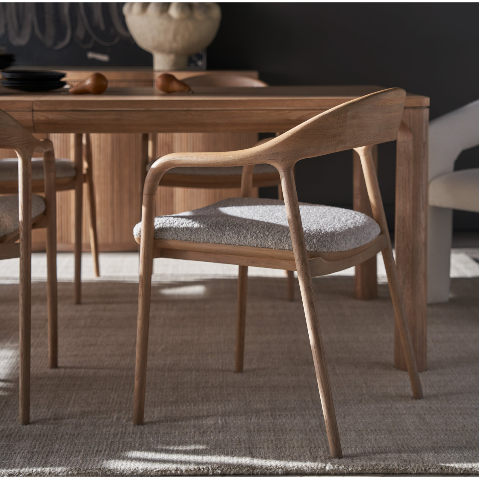 Alejandro Side Chair, Light Brown