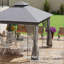 Abri de jardin en métal 10 pi x 11,5 po Outsunny