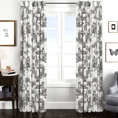 Rideau simple obscurcissant Toile De Jouy