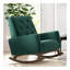 Chaise berçante en bois massif Demetrius-499498592