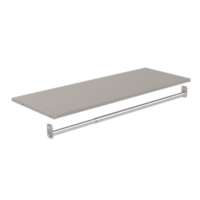 Modular Storage 36.02" W Shelf & Closet Rod