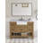 Maxbano Farmhouse 48" Single Bathroom Vanity With White Stone Sink