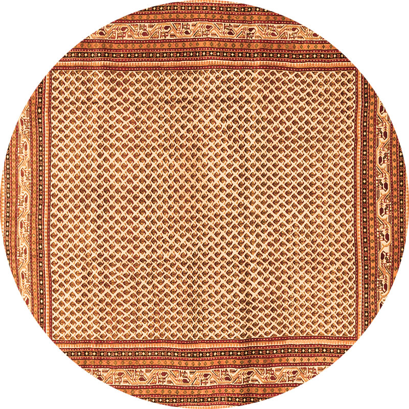 Mckaylan Performance Southwestern Indoor Rug, Round 6'