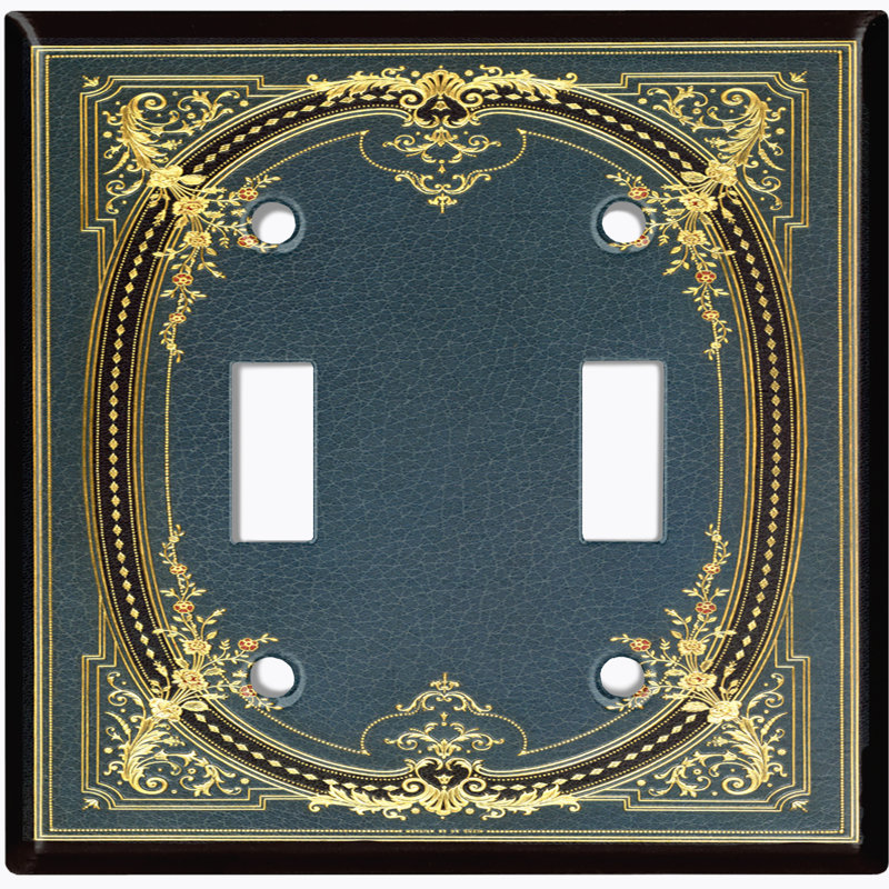 2 - Gang Toggle Light Switch Standard Wall Plate