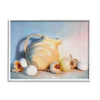 Variété de légumes variés éparpillés dans un vase de nature morte par Cecile Baird