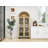 70.28" Tall Arched Kitchen Pantry
