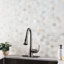 Auralie Hexagon 12 in. x 12 in. Polished Marble Mosaic Floor and Wall Tile