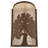 Rustic Lodge Flush Mounted Sconce