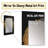 Black Gold Abstract Of Tree Ring I - Wood Slide Decorative Mirror, Traditional Large Wall Mirror, Printed Metal Art-664218481