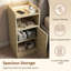 25 cm W Particle Board Bedside Table-1606078554