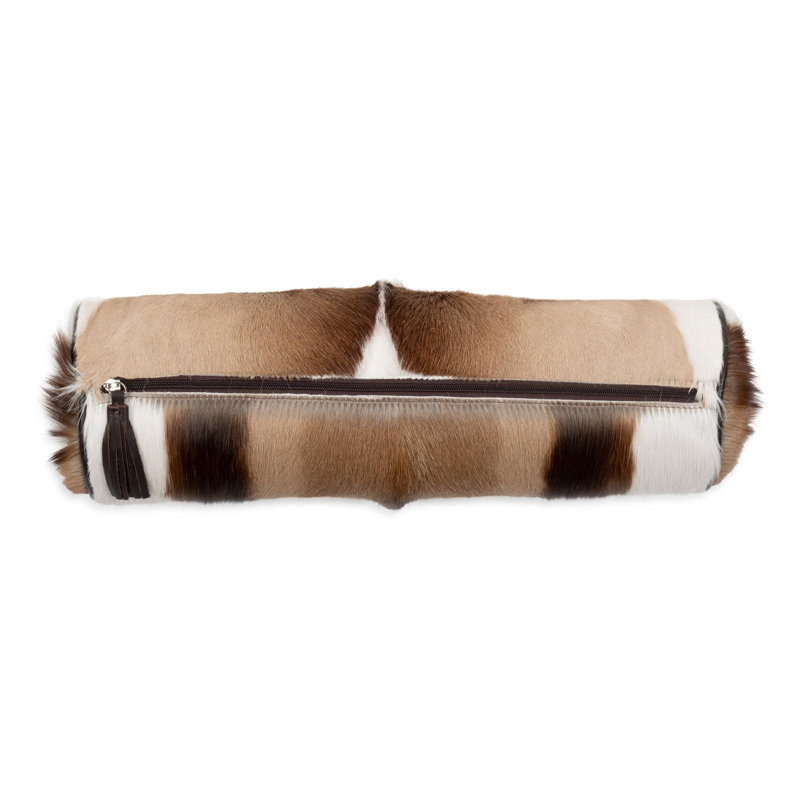 Genuine Hide Bolster Pillow