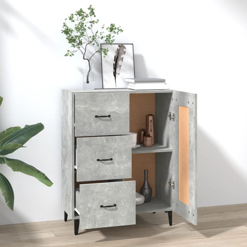 Smeltzer 69.5cm Sideboard, Concrete Grey
