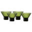 Fortessa Mahalo Stackable Glass, 8 Oz. Martini (Set of 4), Ginger Gold-2048900894