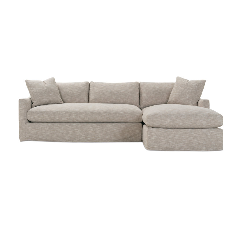 Bradford 2-Piece Slip Sectional, Right Hand Facing