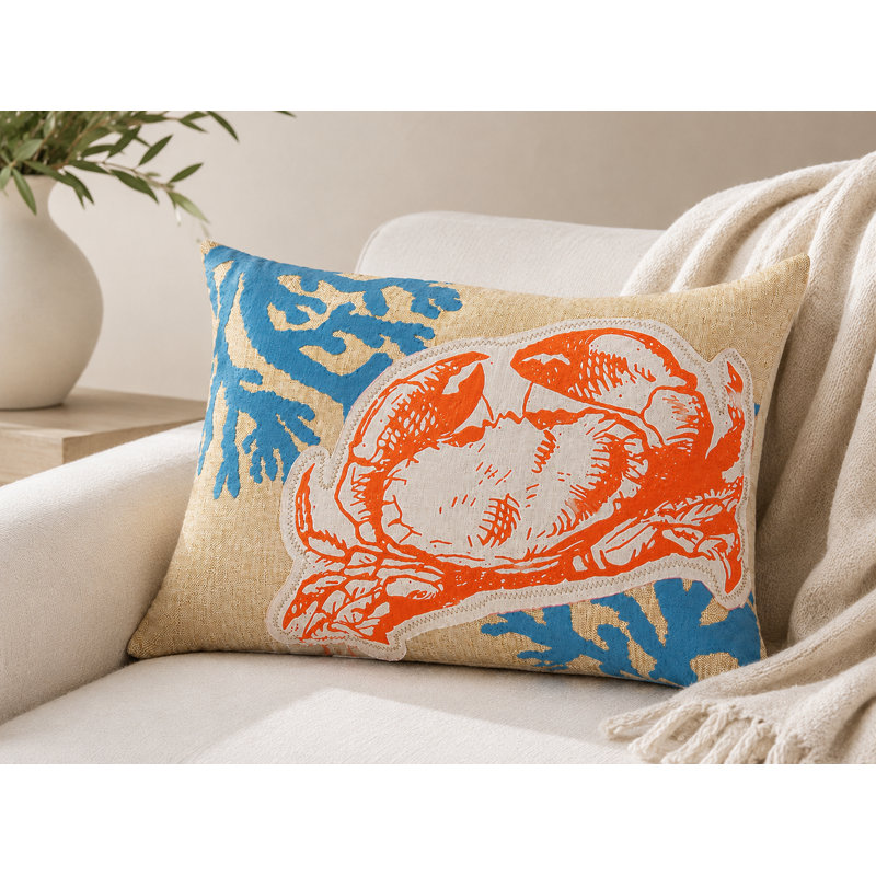 Coussin Coastal Applique