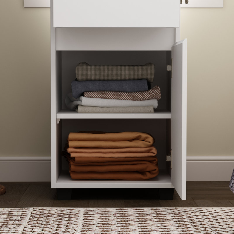 2-Drawer 1-Door Chest With Modern Design