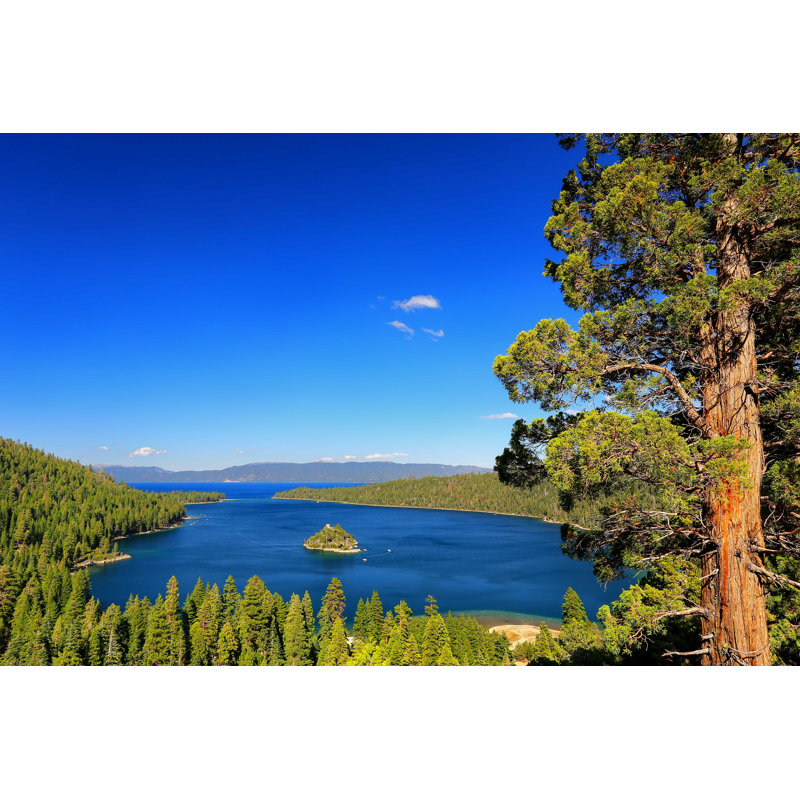 Lake Tahoe - Photographie sur toile tendue, H 24 po x l 36 po