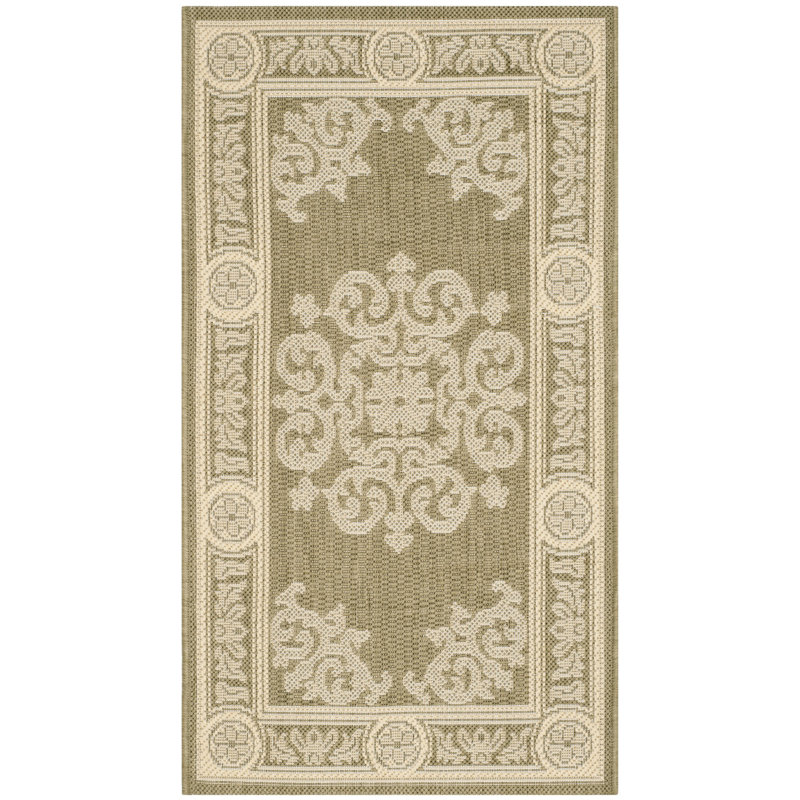 Galena Performance Oriental Indoor/Outdoor Area Rug, Rectangle 2' x 3'7"