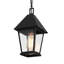 Lanterne suspendue d'extérieur 1 lumière cloche / cône