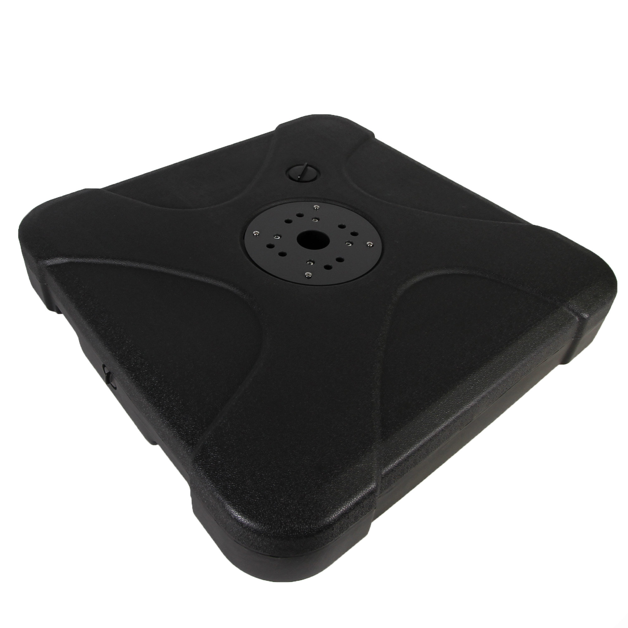 Arlmont & Co. 82 lbs. Black Fillable Outdoor Umbrella Base for Offset