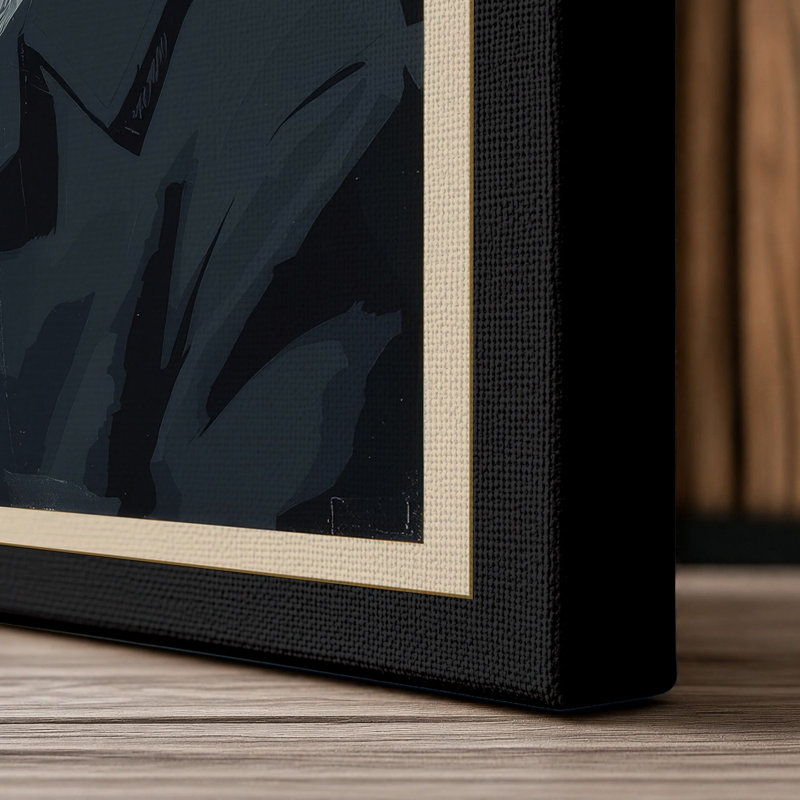 Dressed in Dignity Modern - Wrapped Canvas, 18x12 - 45.7 x 30.5 cm, Black Border