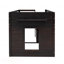 Lit mezzanine simple avec armoire et tablette-133411521