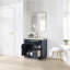 Ensemble de meuble-lavabo simple 36 po avec miroir Gavino-7614877-7614878