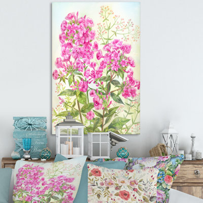«Blossoming Pink Spring Flower», peinture sur toile