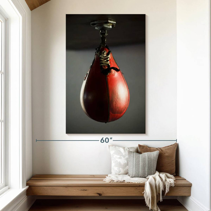 Sireci Boxing Speed Bag, 51" H x 34" W