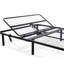 Base de lit grand réglable Head Up Only, poids de 85,96 lb, conception en acier noir avec capacité, capacité de 850 lb, assemblage facile, base