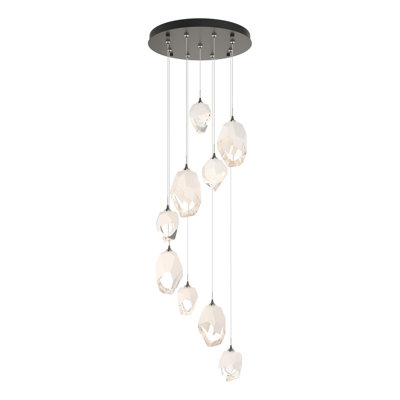 Luminaire suspendu géométrique à 9 lumières Chrysalis