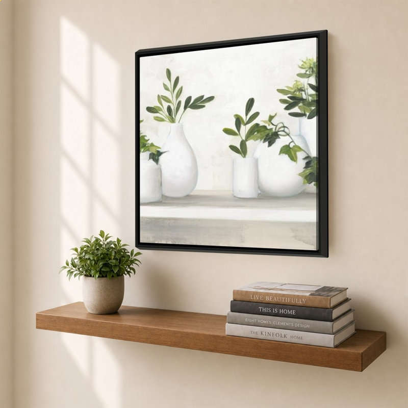 «Plant Life» par Julia Purinton, impression sur toile, H 40 po x l 40 po