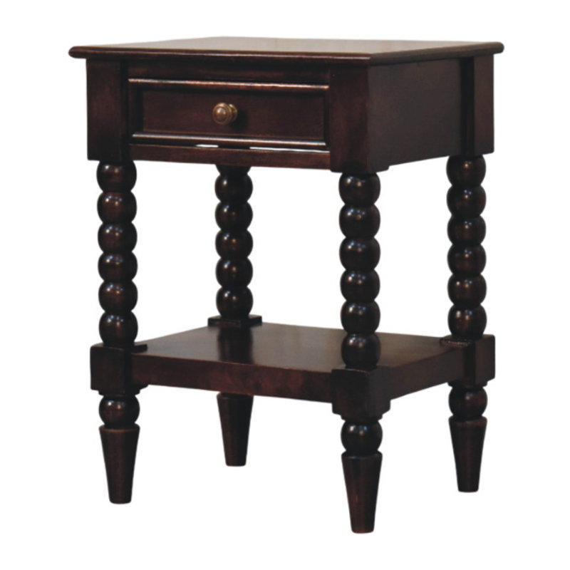 45cm W Solid Wood Bedside Table