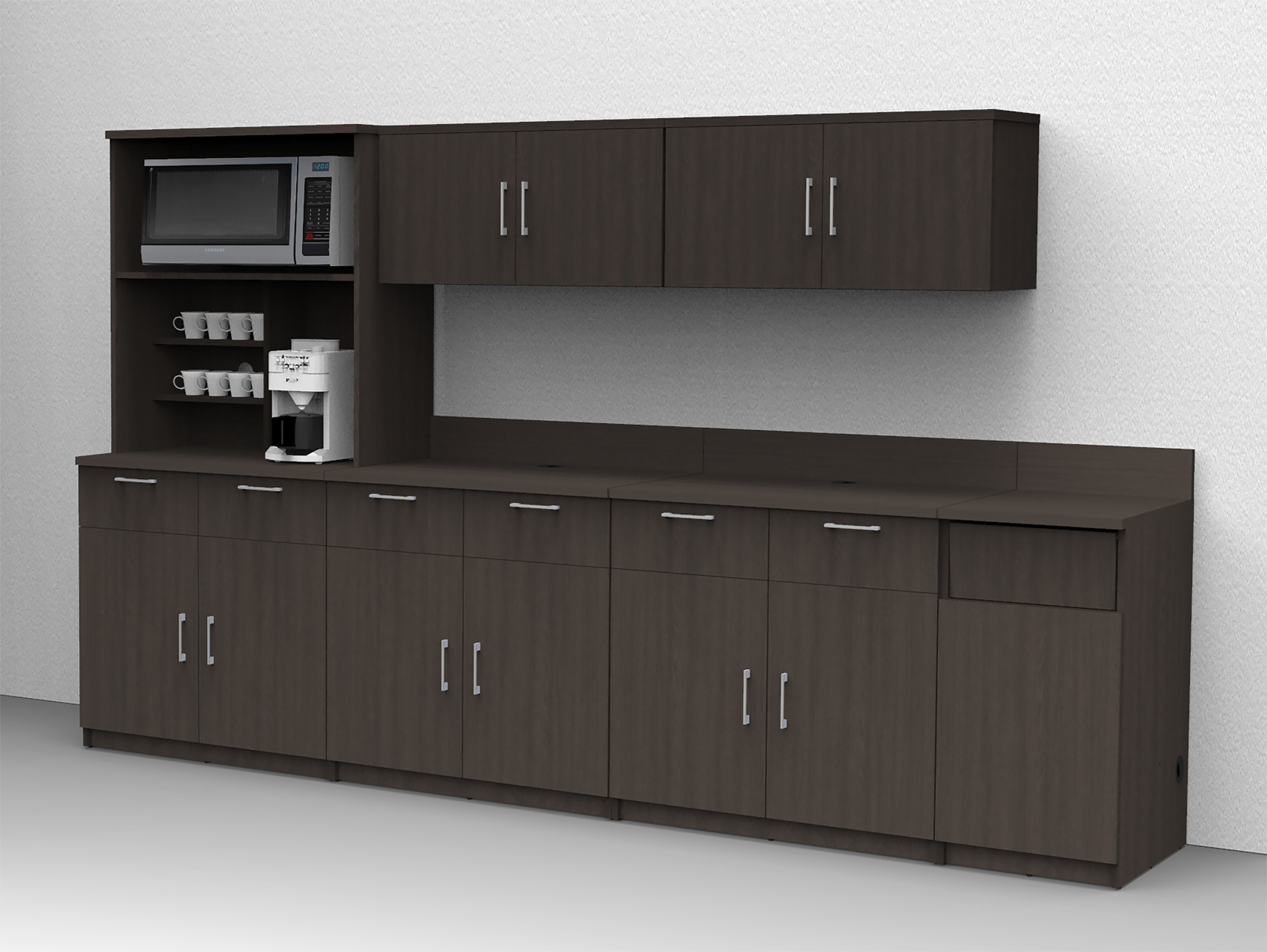 Breaktime Commercial Grade Coffee Kitchen Lunch Room Cabinets Fully ...