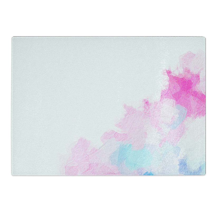 Glass Louder Than Words in Abstract Chopping Board, 39 cm W x 28.5 cm L