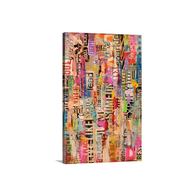 « metromix 25 » par erin ashley, impression, H 24 po x l 16 po x P 1,5 po, Toile