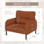 Chaise d'appoint rembourrée Modern-486579520