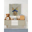 Reproduction de lapin hippie sur toile tendue-50907822