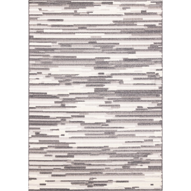 Tapis gris Martaveous, Rectangle 5 pi 3 po x 7 pi 7 po