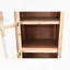 Armoire de rangement rustique antique avec porte découpée et 2 tiroirs-1435444062